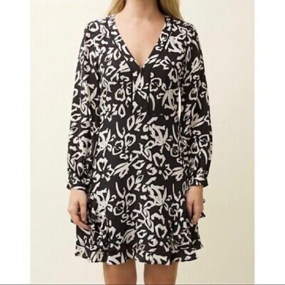 Tanya Taylor block print Sadie dress size 2 NWT